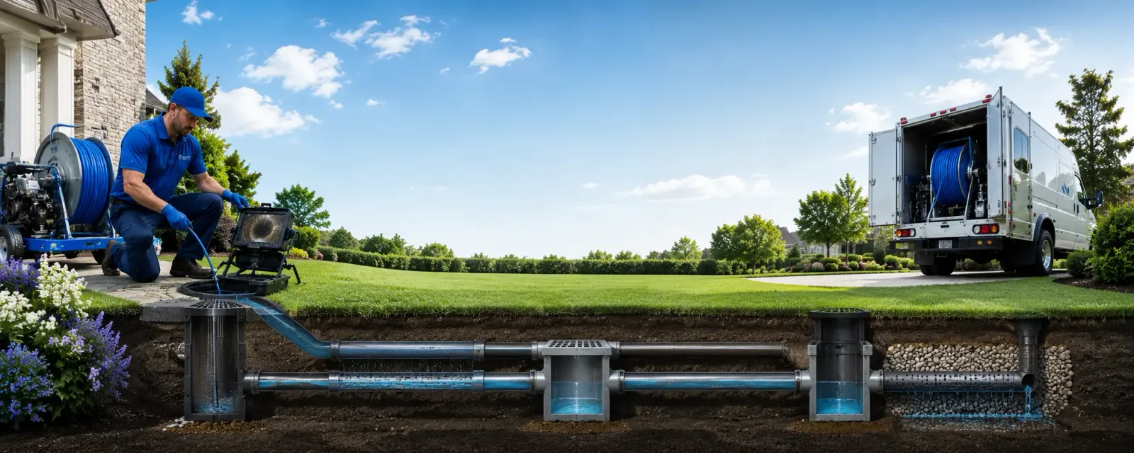 Outdoor drain cleaning information for Laurens, IA